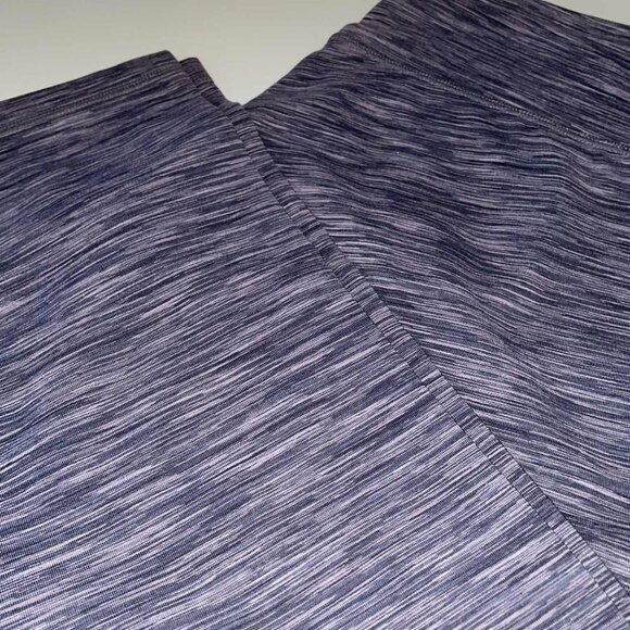 Lululemon Wunder Under Crop Black Space Dye / Black - NWT - Size 10 - Picture 4 of 7